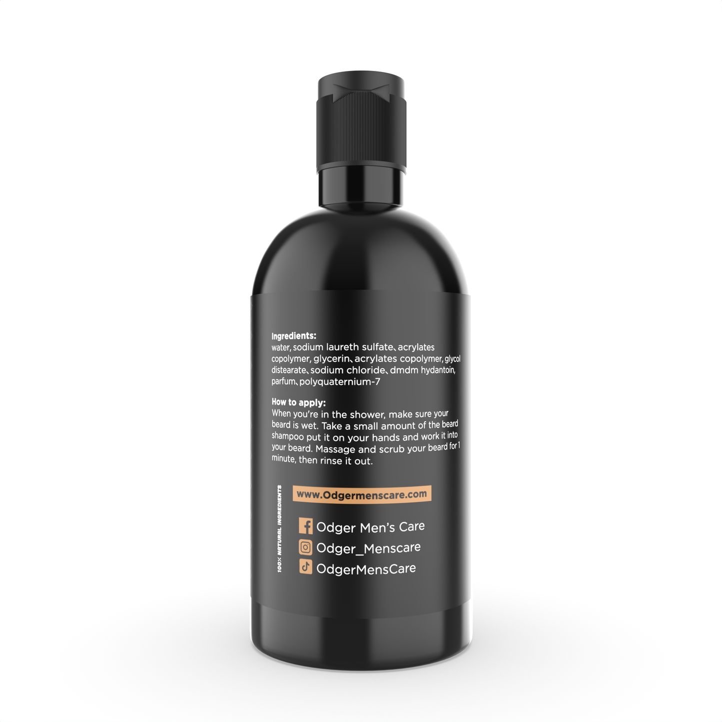 Men’s Natural Beard Shampoo - Sandalwood